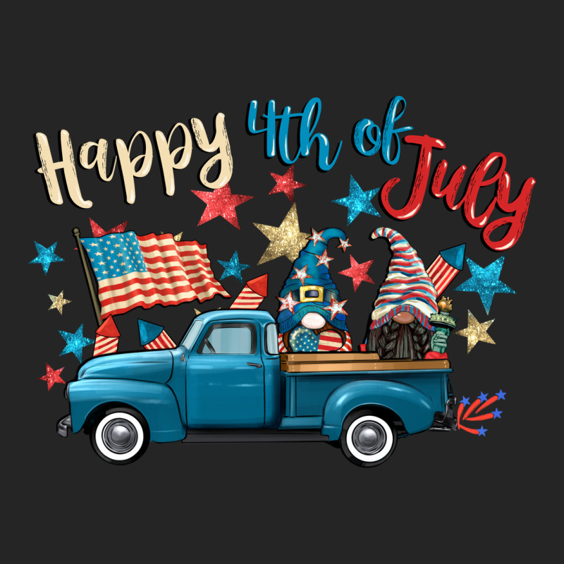 Happy 4th Of July Gnome Truck Premium Hoodie by CowGirlArtShop | Teevron