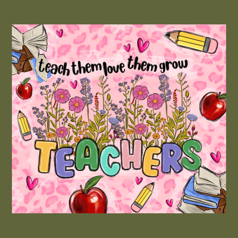 Teachers Teach Them Love Them Grow Classic Tee by MaliasSmallBusiness | Teevron