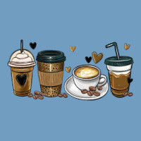 Coffee Latte Coffee Cups Urban Heavy Tee | Teevron