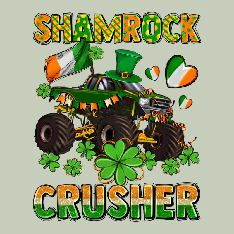 Shamrocks Crusher Monster Truck With Shamrocks Ladies Tee by AdoDesignShop | Teevron