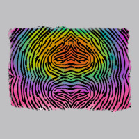 Colorful Zebra Background Long Sleeve Tee | Teevron