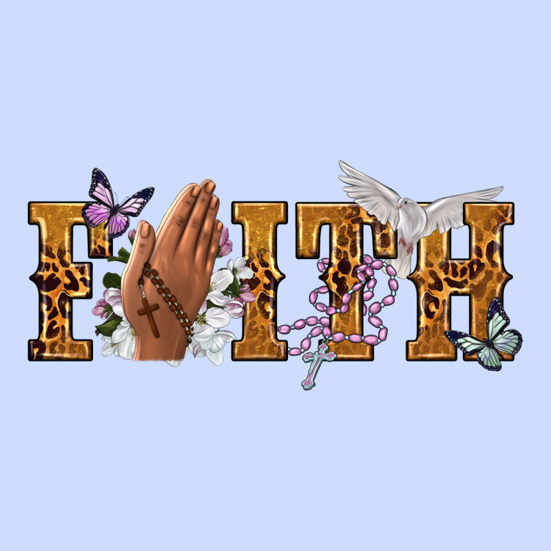 Faith With Praying Hands Urban Heavy Tee by NancyCooperArtShop | Teevron