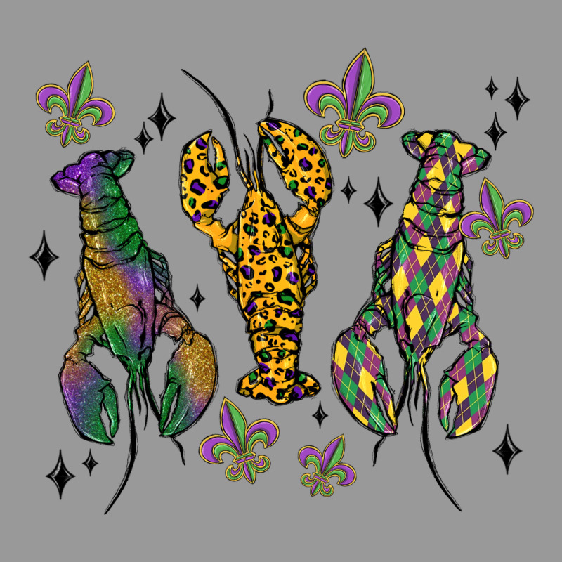 Mardi Gras Crawfish Vintage Hoodie by MaliasSmallBusiness | Teevron