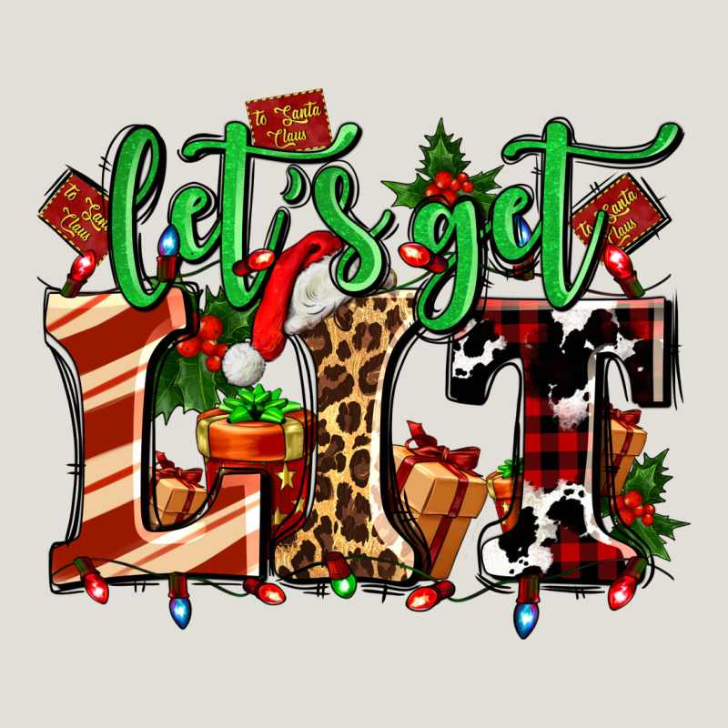 Lets Get Lit With Christmas Heavy Core Tee by AdoDesignShop | Teevron