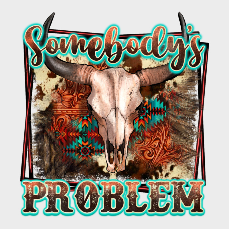 Somebody's Problem Bull Skull Urban Hoodie by FaDigitalArtStudio | Teevron