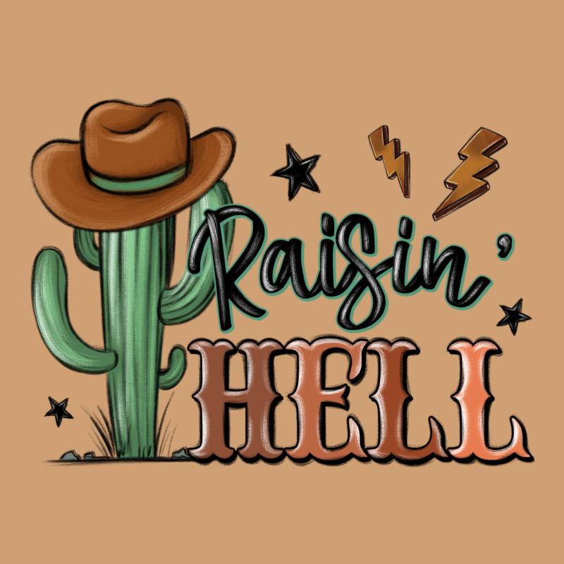 Raisin Hell Cowboy Cactus Vintage Tee by MaliasSmallBusiness | Teevron