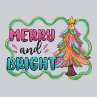 Merry And Bright Christmas Tree Classic Tee | Teevron