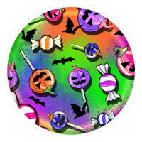 halloween round earrings 4 | Teevron