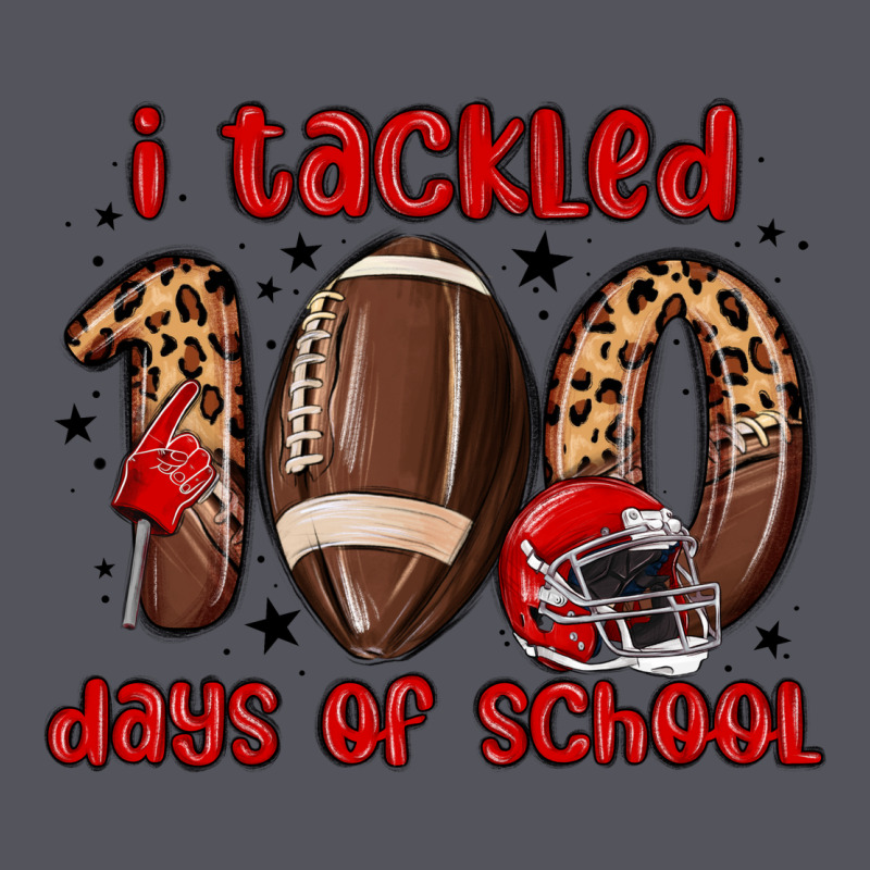 I Tackled 100 Days Of School Vintage Hoodie by MaliasSmallBusiness | Teevron