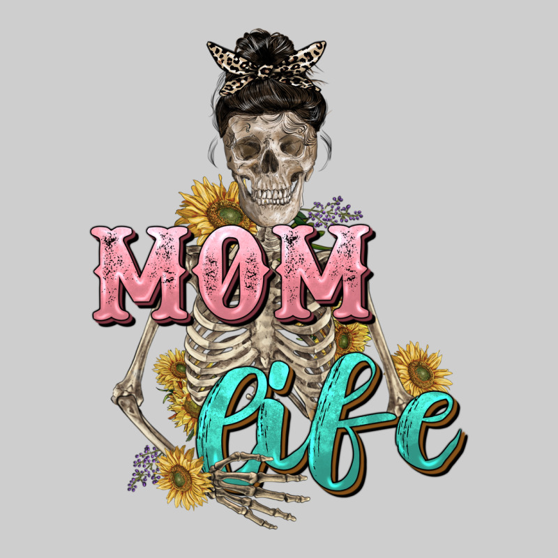 Mom Life With Skull Mother's Day Premium Sweatshirt by CowGirlArtShop | Teevron