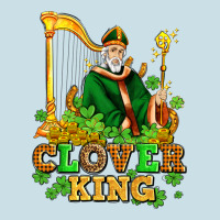 St Patricks Clover King  With Shamrocks Ladies Tee | Teevron