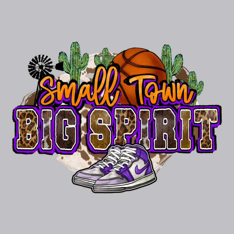 Small Town Big Spirit Basketball Classic Tee by NancyCooperArtShop | Teevron