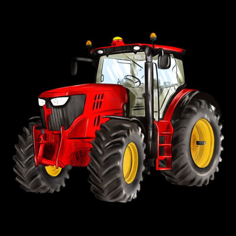 Western Farm Tractor Red Premium Tee by Artiststas | Teevron