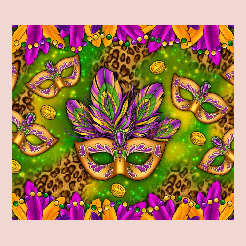 Mardi Gras Masks And Coins Tumbler Premium Sweatshirt by HowdyJamesFarm | Teevron