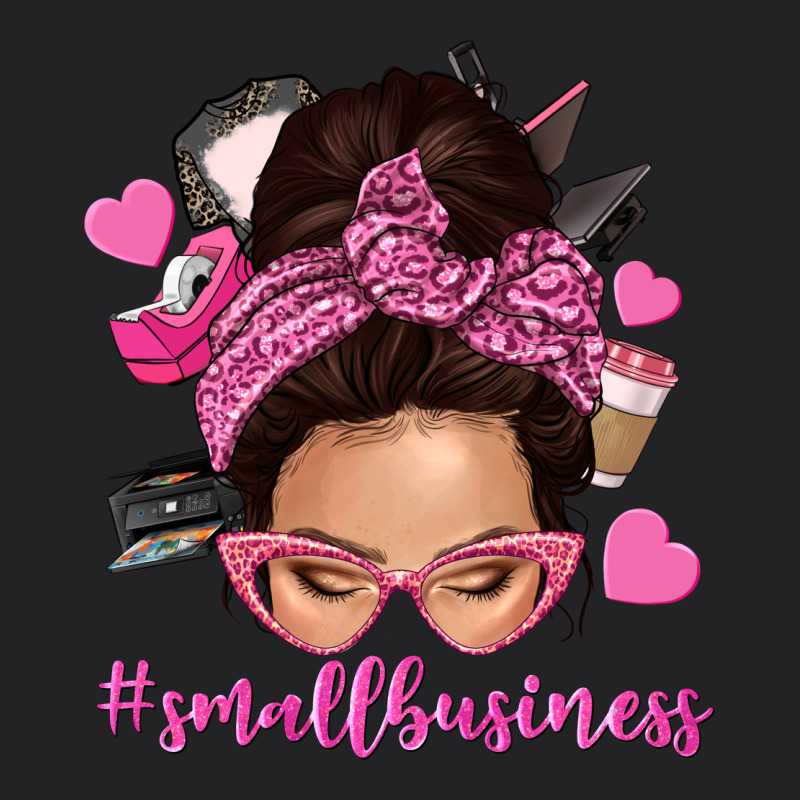 Small Business Messy Bun Vintage Tee by NancyCooperArtShop | Teevron