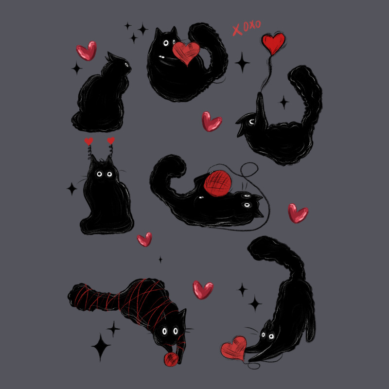 Valentine Cat Vintage Hoodie by MaliasSmallBusiness | Teevron