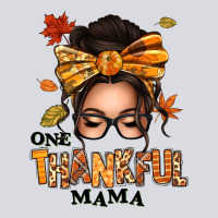 One Thankful Mama Afro Messy Bun Zipper Hoodie | Teevron