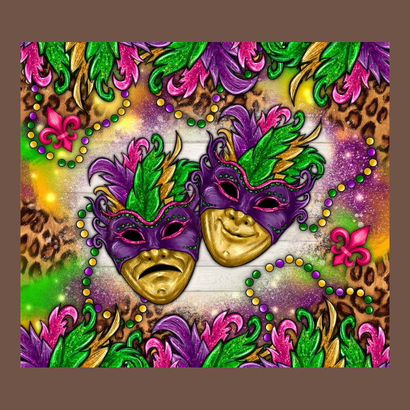 Mardi Gras Masks Tumbler Premium Sweatshirt by HowdyJamesFarm | Teevron