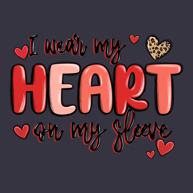 I Wear My Heart On My Sleeve Vintage Hoodie by MaliasSmallBusiness | Teevron