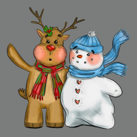 Christmas Reindeer Snowman Premium Hoodie | Teevron