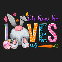 Oh How He Loves Us Easter Day Heavyweight Hoodie | Teevron