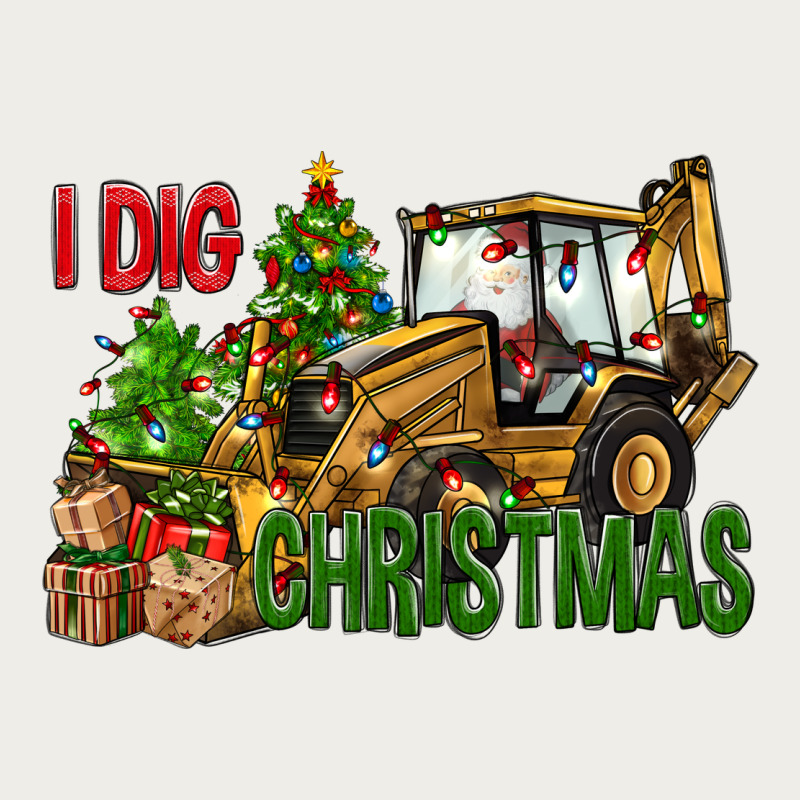 I Dig Christmas Zipper Hoodie by NancyCooperArtShop | Teevron