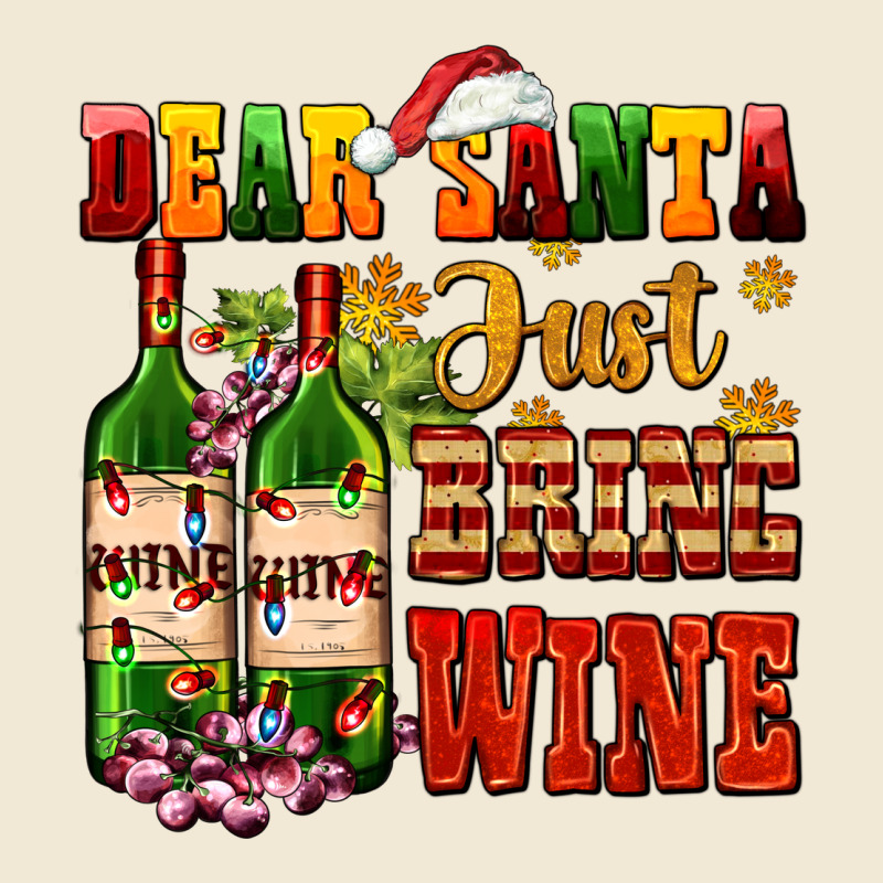 Dear Santa Just Bring Wine Premium Tee by AdoDesignShop | Teevron