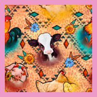 Western Farm Animals Seamless Pattern Urban Hoodie | Teevron
