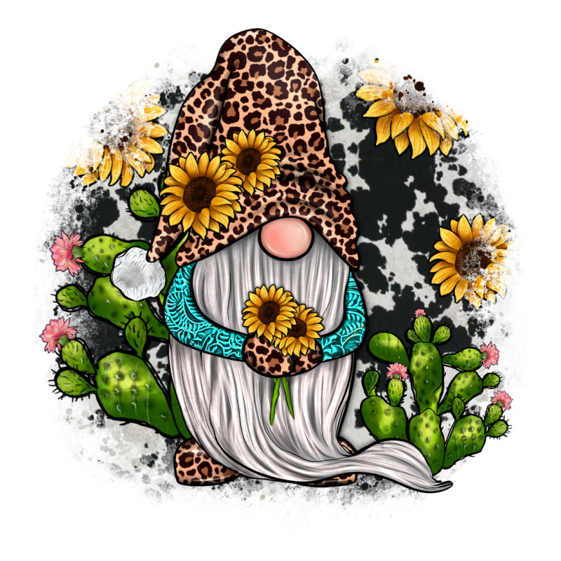 Gnomes Sunflower Cactus Ladies Tee by JahusDesignShop | Teevron
