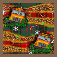 Christmas School Bus Seamless Pattern Premium Tee | Teevron