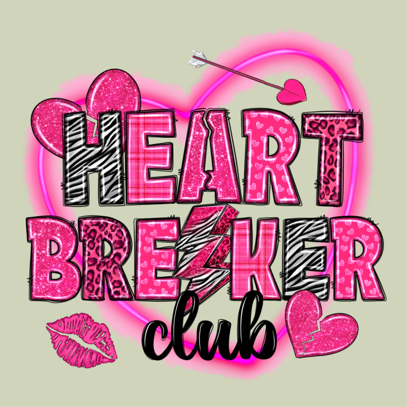 Heart Breaker Club Valentine's Day Heavyweight Hoodie by HowdyJamesFarm | Teevron