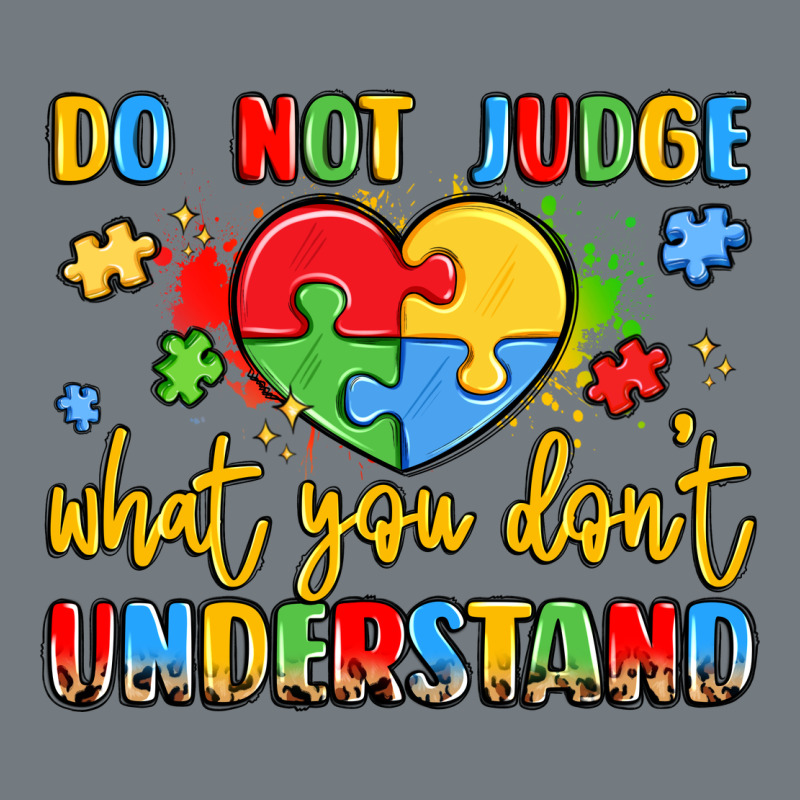 Puzzle Heart Inclusivity Message Heavyweight Sweatshirt by LillyAllenDesigns | Teevron