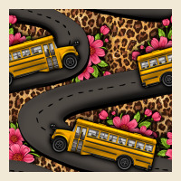 Flower Leopard School Bus Seamless Pattern Premium Tee | Teevron