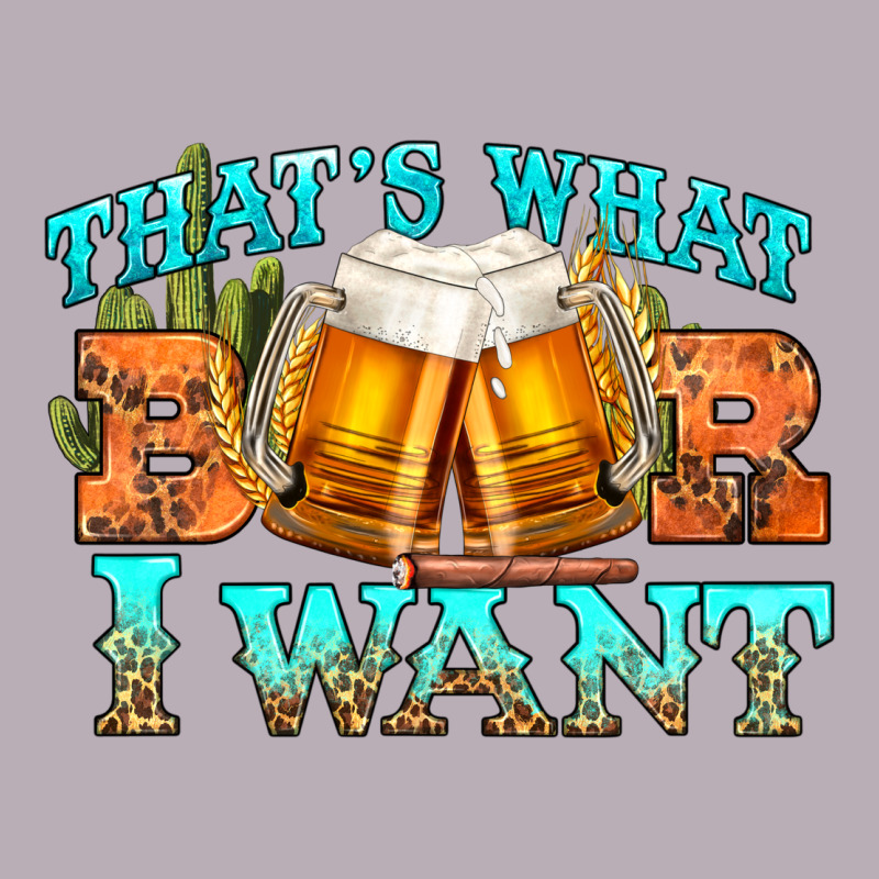 Western Beer Thats What I Want Vintage Tee by NancyCooperArtShop | Teevron
