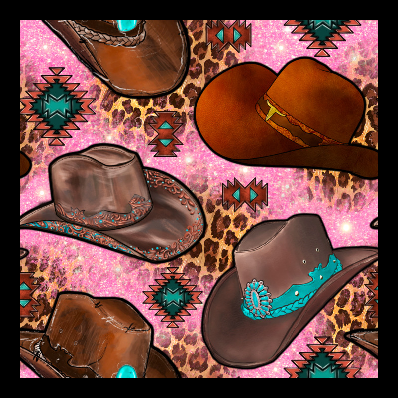 Western Cowboy Hat Seamless Pattern Urban Hoodie by BundleAndBundleShop | Teevron