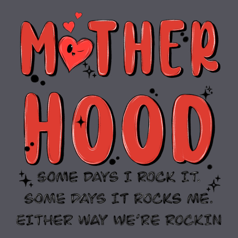 Motherhood Some Day I Rock It Vintage Hoodie by MaliasSmallBusiness | Teevron