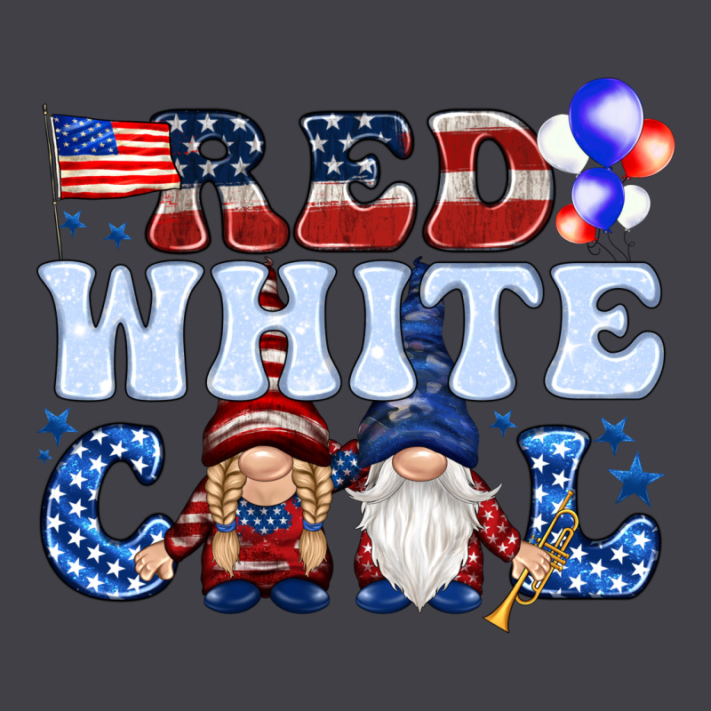 Red White Cool With Gnomies 4th Of July Heavyweight Hoodie by HowdyJamesFarm | Teevron