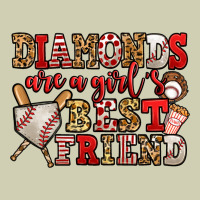 Diamonds Are A Girl's Best Friend Baseball Heavy Core Tee | Teevron