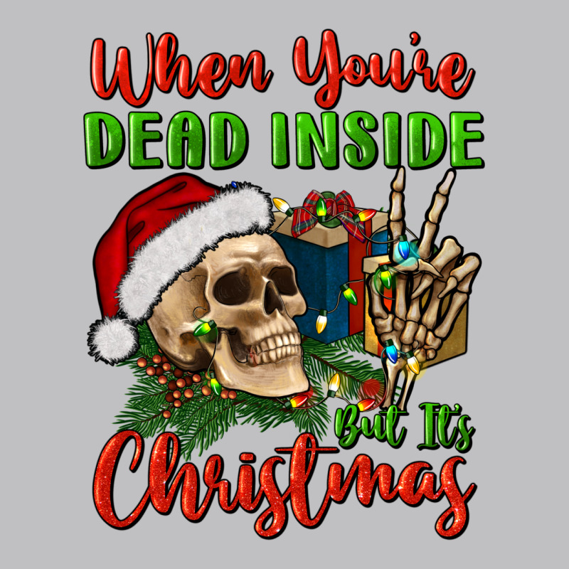 When You’re Dead Inside But It's Christmas Long Sleeve Tee by BundleAndBundleShop | Teevron