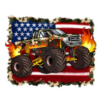 american flag monster truck | Teevron