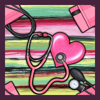 Nurse Stethoscope Seamless Pattern Premium Tee | Teevron