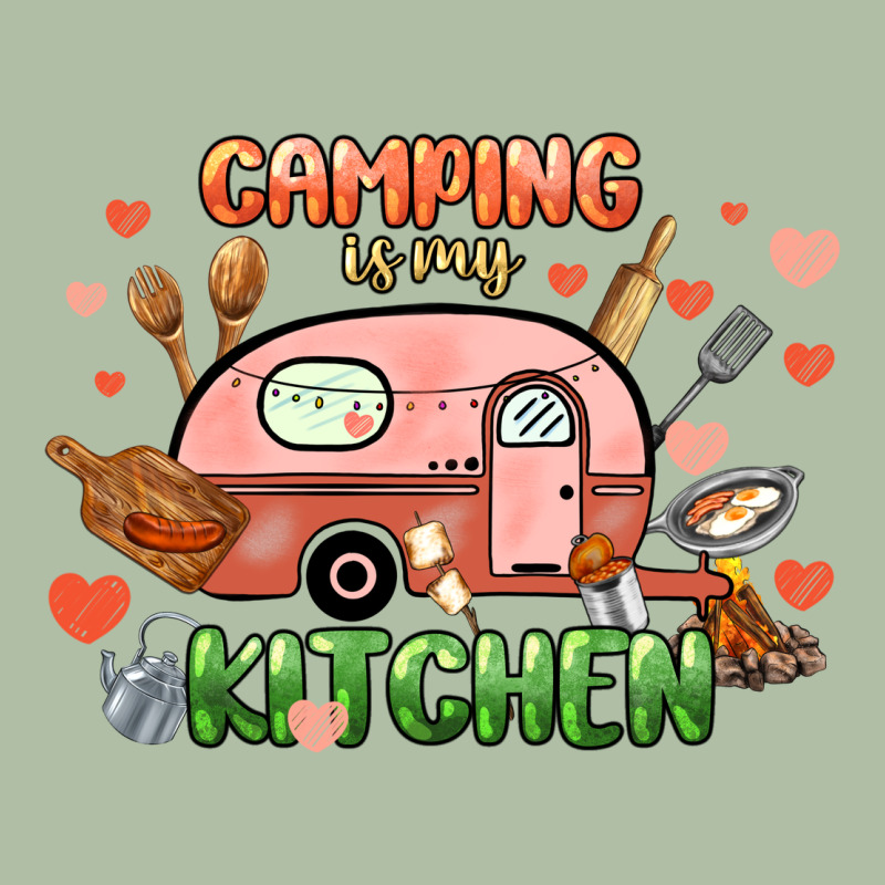 Camping Is My Kitchen Urban Heavy Tee by NancyCooperArtShop | Teevron