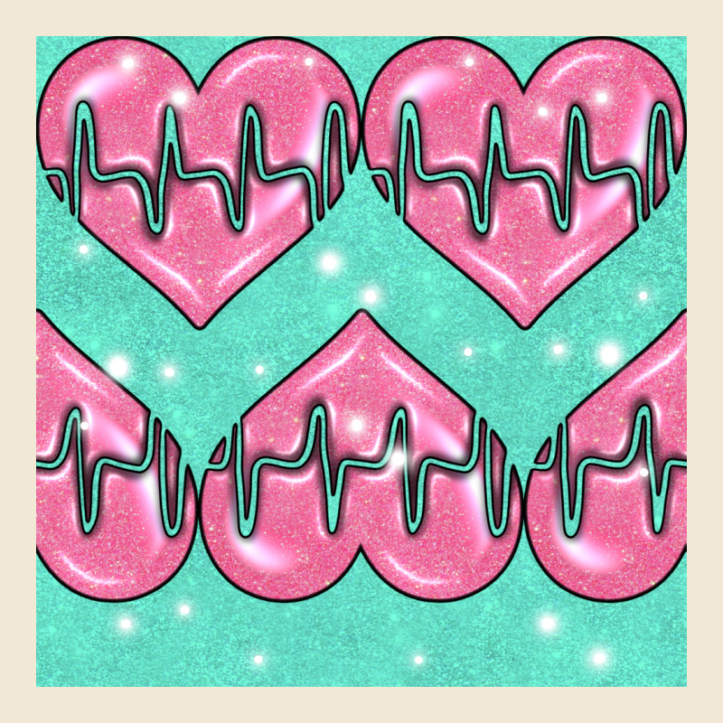 Nursing Heart Seamless Pattern Premium Tee by BundleAndBundleShop | Teevron