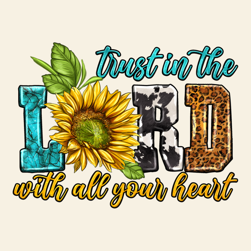 Trust In The Lord With All Your Heart Vintage Tee by NancyCooperArtShop | Teevron