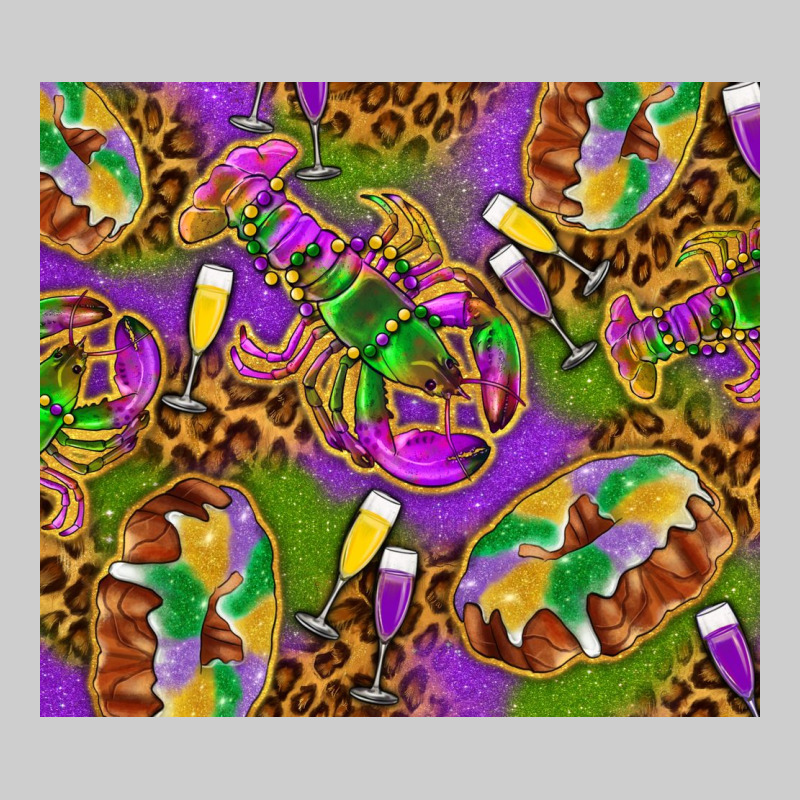 Mardi Gras With Crabs Tumbler Premium Sweatshirt by HowdyJamesFarm | Teevron