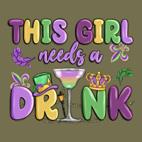 This Girl Needs A Drink Vintage Hoodie | Teevron