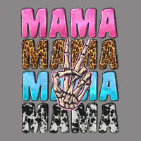 Mama Skeleton Peace Leopard Pattern Vintage Tee | Teevron