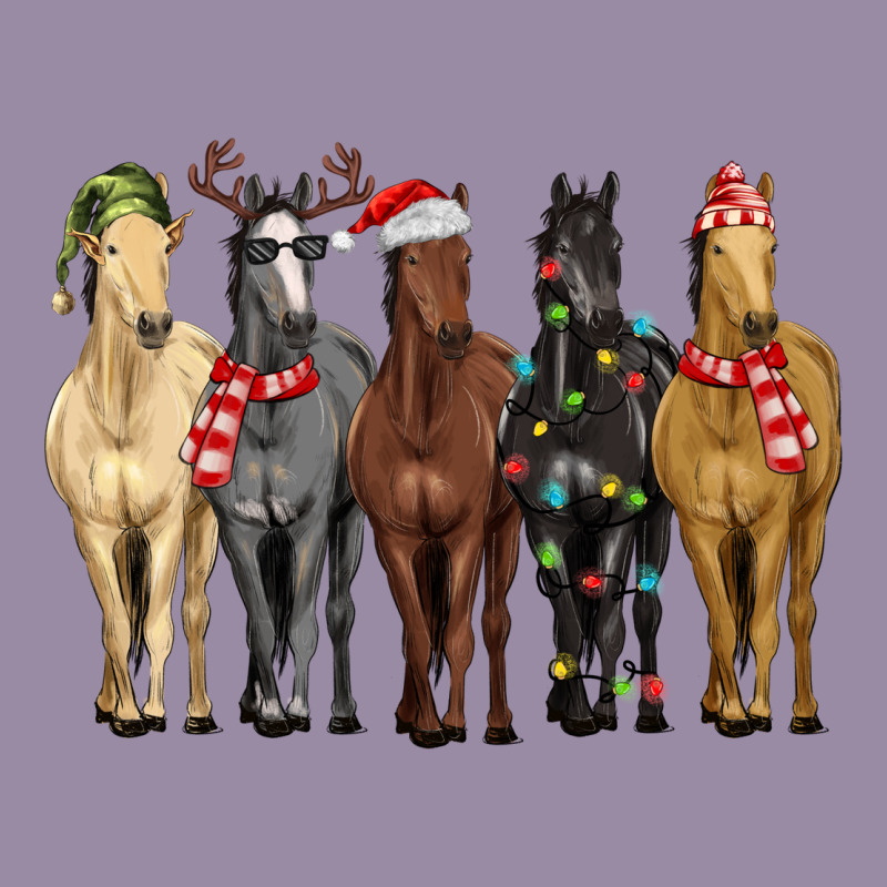 Horses With Christmas Classic Tee by MaliasSmallBusiness | Teevron