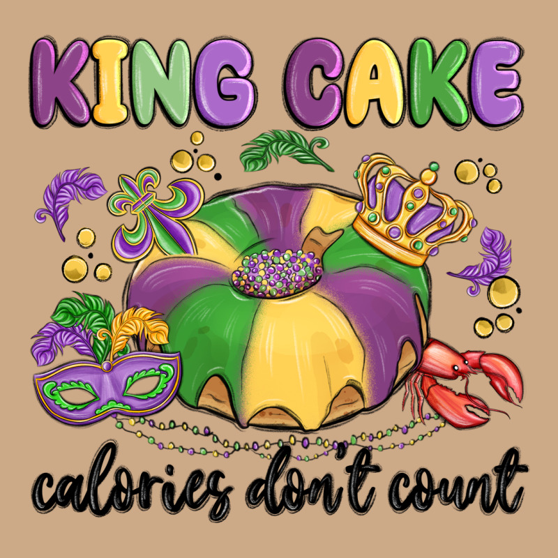 King Cake Calories Don't Count Vintage Hoodie by MaliasSmallBusiness | Teevron