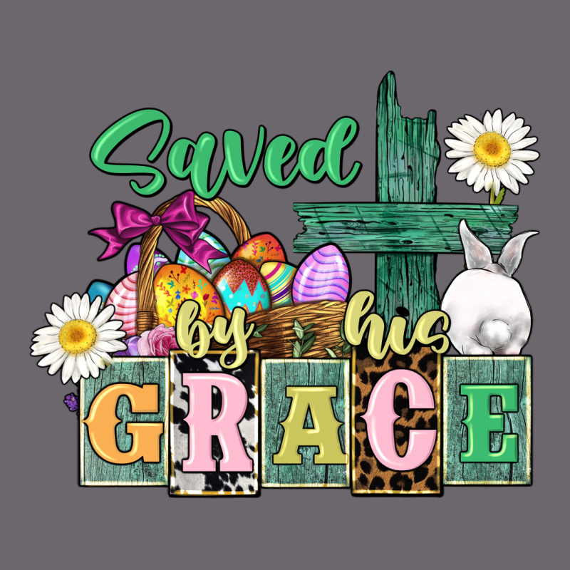 Saved By His Grace Easter Premium Sweatshirt by CowGirlArtShop | Teevron